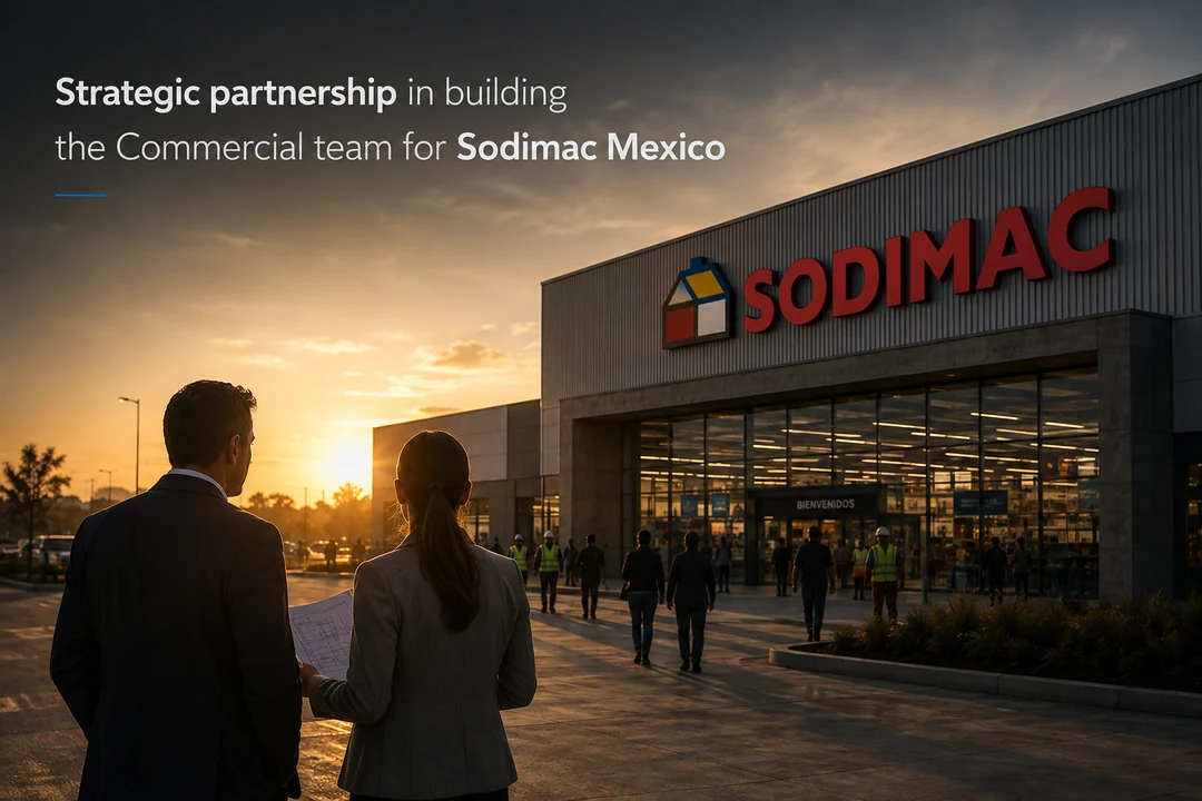 Strategic partnership in building the Commercial team for Sodimac Mexico